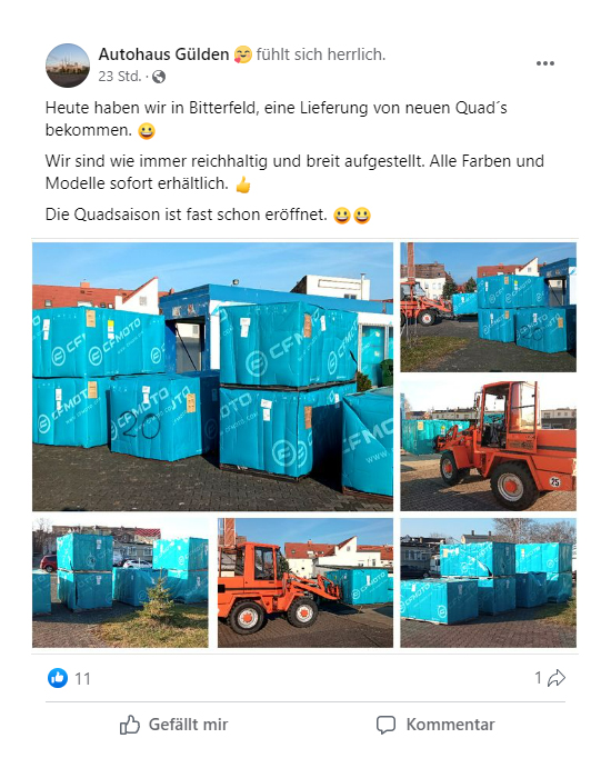 News Facebook-Beitrag - Autohaus Gülden OHG